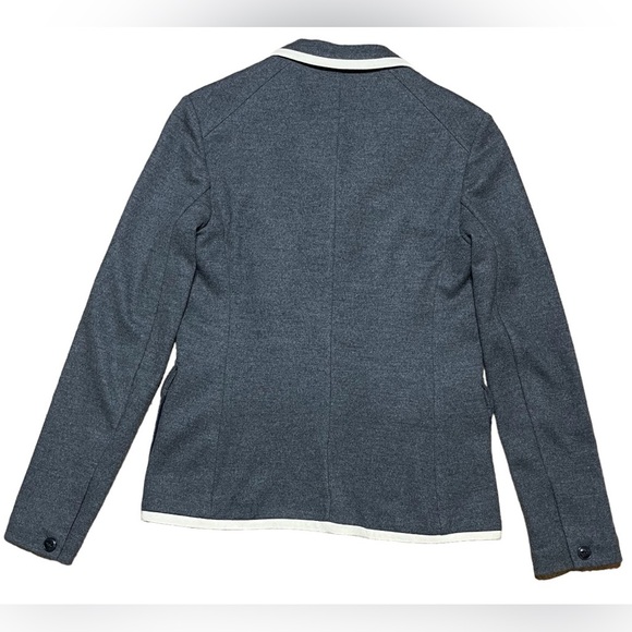 Rag & Bone 100% Wool Uni Blazer In Charcoal Gray Sz 4 - Picture 2 of 14